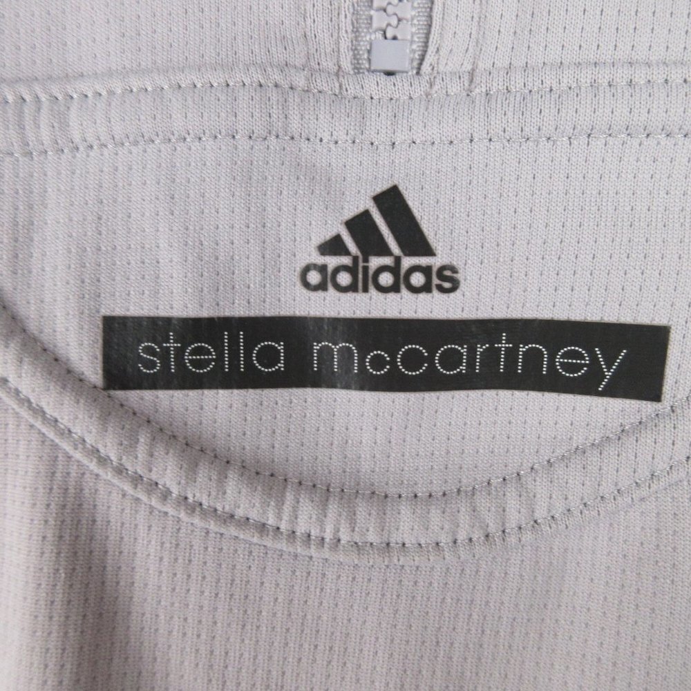 Adidas by Stella McCartney Zip Down Tank Top Size 36 Gray Climachill - Picture 3 of 9